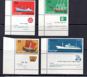 Israel 138-141 MNH w tab