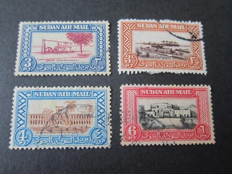 Sudan 1950 Sc C37-C39,C41 FU