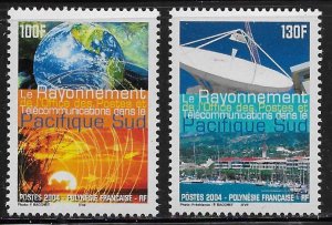 French Polynesia Scott #'s 878 - 879 MNH