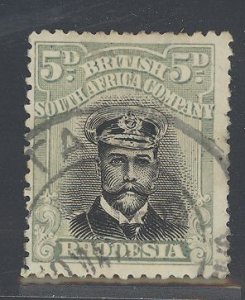Rhodesia (1890-1923) #126v Used Single