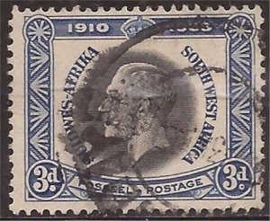 South West Africa - 1935 3p George V - Used Stamp - Scott #123