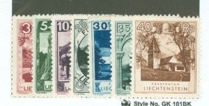 Liechtenstein #94-6/98-101