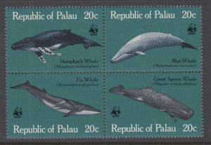 Palau 27a Whales MNH VF