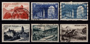 France 1949-51 Pictorial Scenes Definitives, Set [Used]