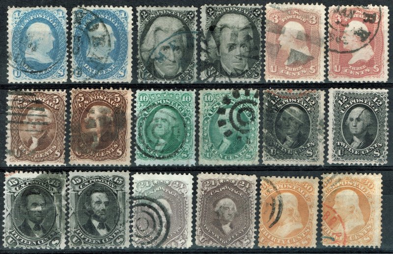 [0850] 1861-69 Selecion classic used (x18) cv :$2,350++
