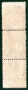 FIJI QV Stamps Strip of Three 1d GPO 1902 CDS Used {samwells}SBLUE103