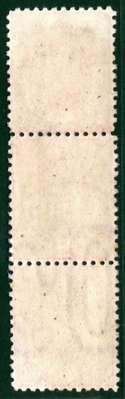 FIJI QV Stamps Strip of Three 1d GPO 1902 CDS Used {samwells}SBLUE103