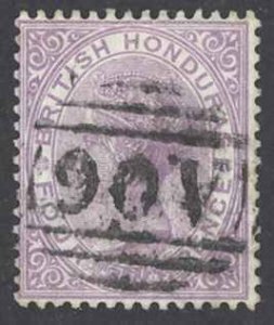 British Honduras Sc# 10 Used (b) perf 14 1879 4p Queen Victoria