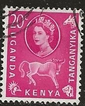 Kenya Uganda  & Tanganyika | Scott # 123 - Used