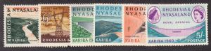 Rhodesia & Nyasaland - 1960 - SC 172-77 - NH/LH - Complete set - 176 LH