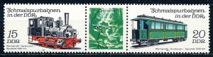 Germany DDR #2341 Strip MNH
