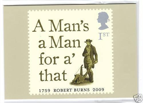 GB PHQ 319 ROBERT BURNS 2009 post office sealed condition.