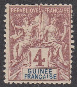 French Guinea 3 MH CV $3.25