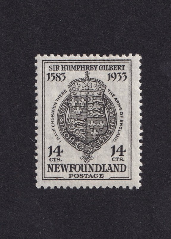 Newfoundland, Scott 221, Mint NH, F-VF, From Sir Humphrey Gilbert Issue of 1933