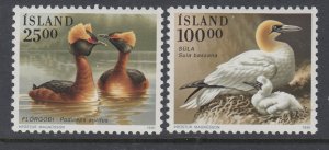 Iceland 721-722 Birds MNH VF