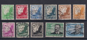 Germany Scott # C46 - C56 Set VF Used neat cancels scv $ 81 ! see pic !