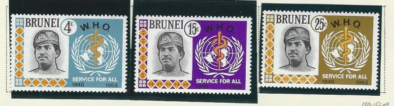Brunei   MNH sc  150-152