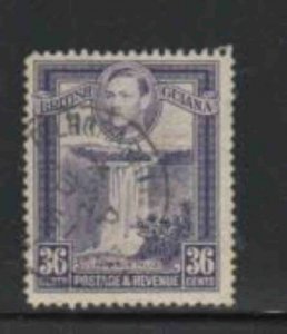 BRITISH GUINEA #235 1938 36c KING GEORGE VI F-VF USED a