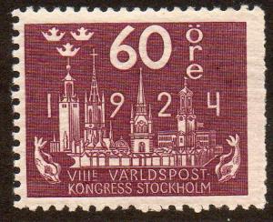 Sweden  Scott  207  Mint