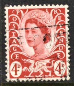 STAMP STATION PERTH Wales #10 QEII Definitive Used 1967-1969