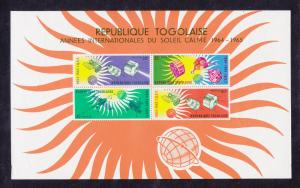 Togo Year of the Quiet Sun (Tough Sheet) (Scott #505a) MNH