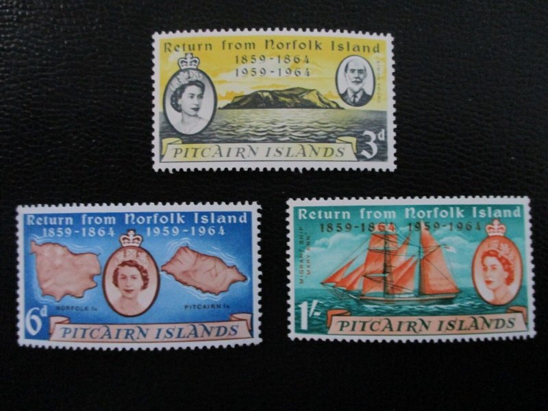 Pitcairn Islands #32-34 Mint Never Hinged WDWPhilatelic (9/22)  