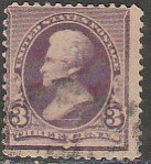 U.S. 221, 3¢ USED. F. (462)