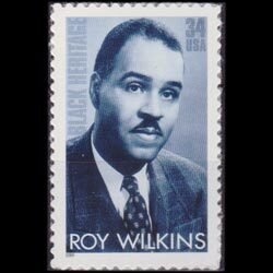 U.S.A. 2001 - Scott# 3501 Roy Wilkins Set of 1 NH