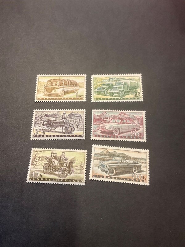 Stamps Czechoslovakia Scott #590-5 never hinged