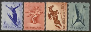 BULGARIA SC# 869-72 VF U 1954
