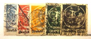 BAVARIA, Scott:  271-275, USED, Lot31, Cat $58