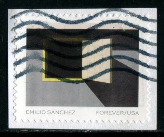 5595 (55c) Emilio Sanchez SA,  used on paper