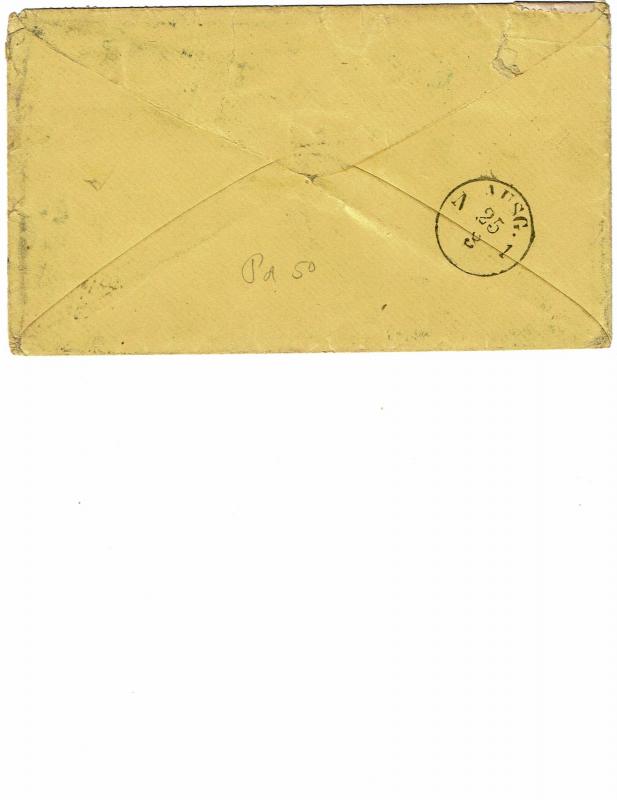 Scott #65 Fine-on cover.