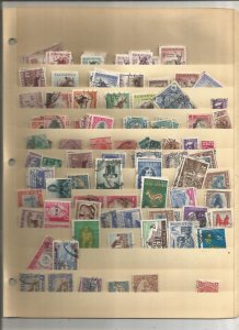 SOUTH AFRICA COLLECTION ON STOCK SHEET, MINT/USED