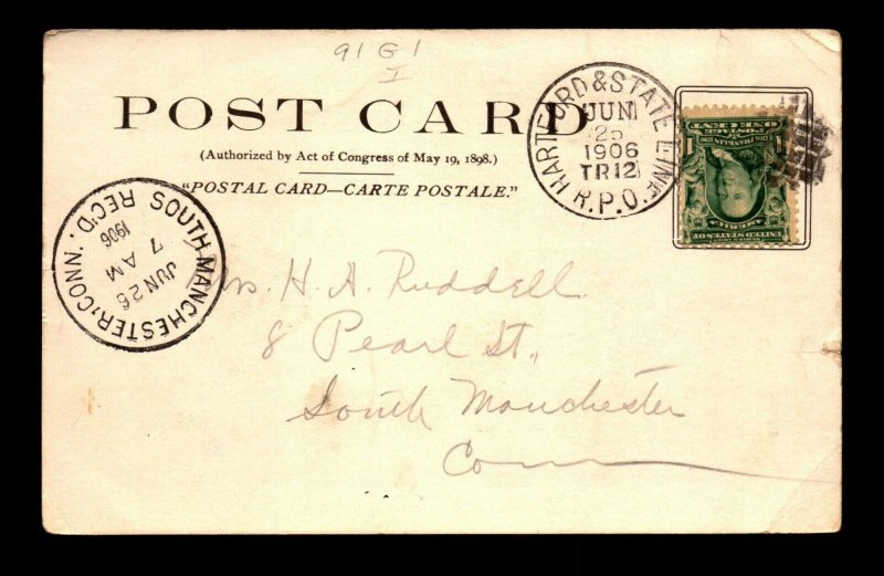 1906 Hartford & State Line RPO 91-G-1 - L19023 