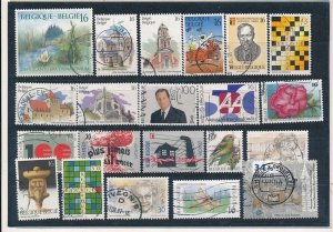 D397262 Belgium Nice selection of VFU Used stamps