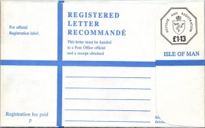 Isle Of Man Unused Registered Stamp Letter - F71252