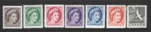 Canada 337-343 Complete  MNH/Mint SCV$3.25