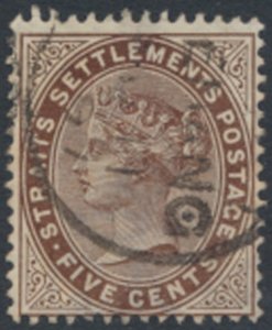 Straits Settlements    SC# 46 Used  see details & scans
