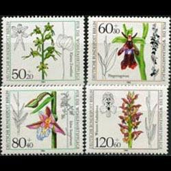 GERMANY-BERLIN 1984 - Scott# 9NB216-9 Orchid Set of 4 NH