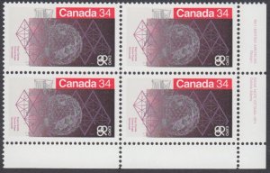 Canada - #1092 Expo 86 Plate Block - MNH