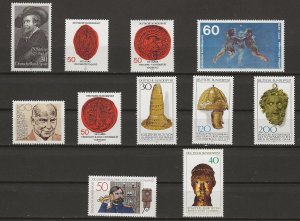 Germany 1247, 1250, 1252-4, 1256-1261 MNH