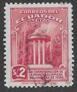 Ecuador # C69   Olympics Fire  1939   (1) VF Used