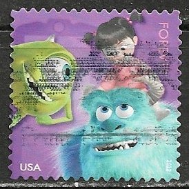 US ~ Scott # 4681 ~ Used ~ Monsters, Inc.