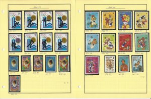 Belize Stamp Collection on 14 Pages, Nice Selection, JFZ