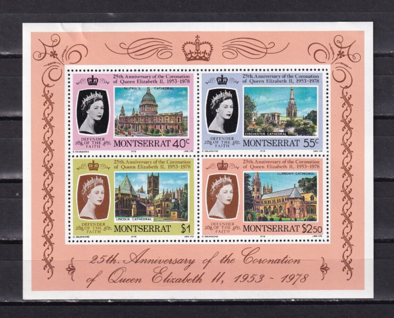 LI07 Montserrat 1978 The 25th Anniv of the Coronation of Queen Elizabeth II