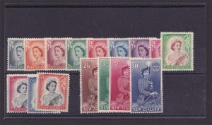 New Zealand 1953 Sc 288-301 set MNH