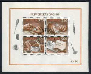 NORWAY 1991 - USED MINIATURE SHEET