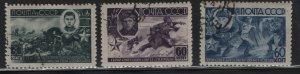 RUSSIA   947-949  USED  SHORT    SET