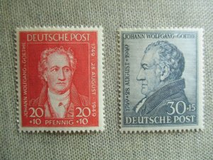 Germany, Scott# B307-B308, MH
